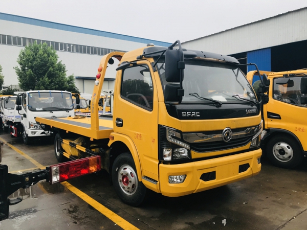 國六東風凱普特一拖二清障車（黃牌）