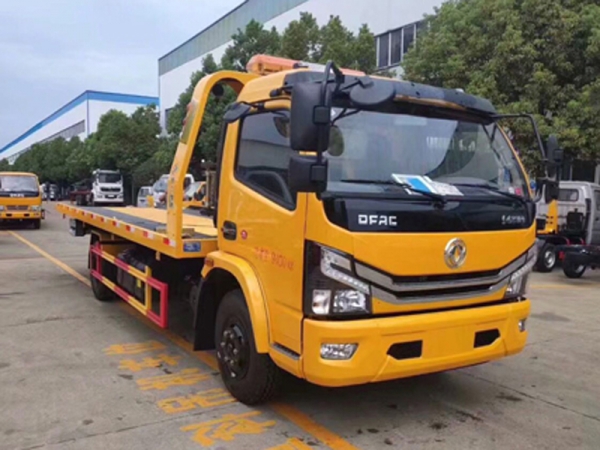 國六東風(fēng)大多利卡黃牌一拖二清障車