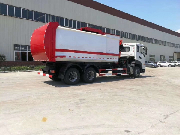 東風(fēng)天龍國(guó)六12方吊裝壓縮式垃圾車