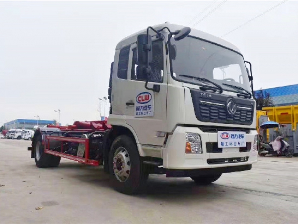 東風天錦國六10~14方車廂可卸(鉤臂)式垃圾車