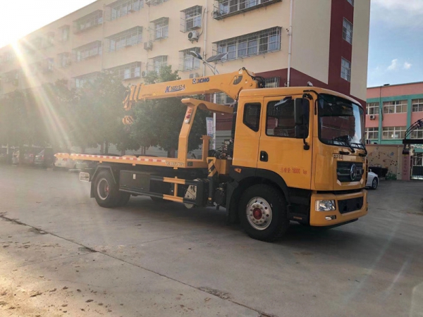 東風D9一拖二清障車