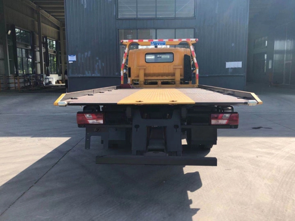 國(guó)六江鈴凱銳一拖二平板清障拖車