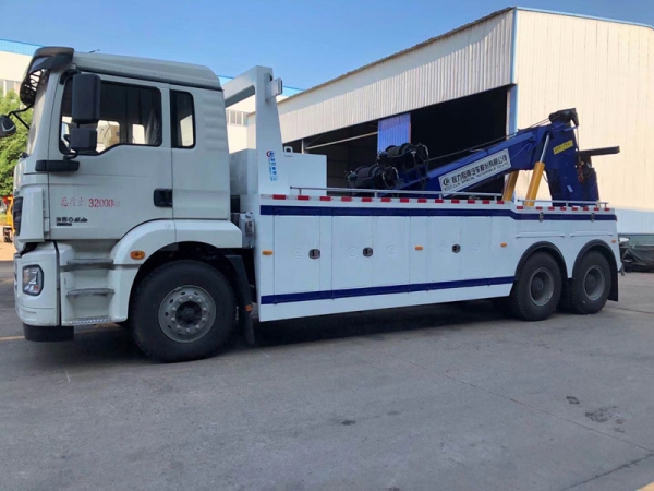 陜汽德龍20噸拖吊聯體清障車