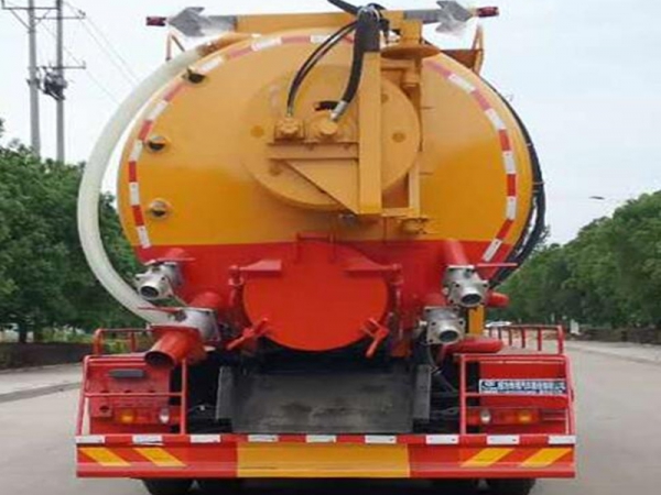 東風后雙橋22方清洗吸污車